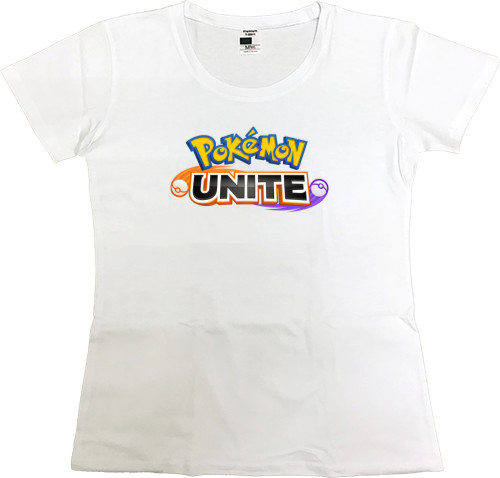 Футболка Премиум Женская - Pokemon Unite Logo - Mfest