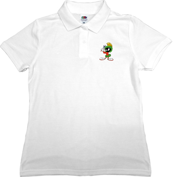 Women's Polo Shirt Fruit of the loom - Марвин Марсианин - Mfest