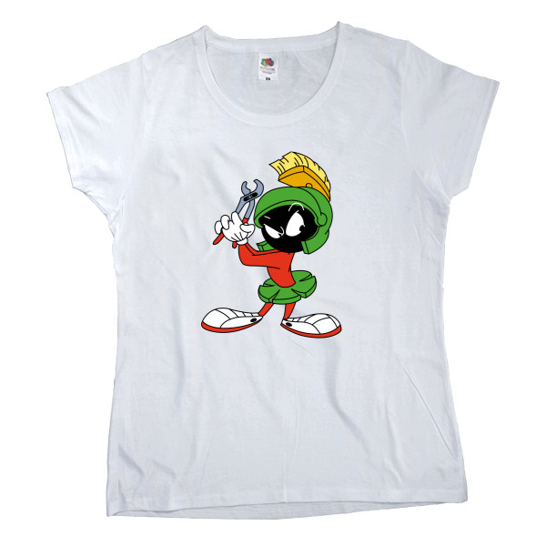 Women's T-shirt Fruit of the loom - Марвин Марсианин - Mfest