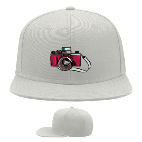 Snapback Baseball Cap - Фотоаппарат арт - Mfest