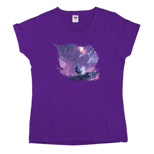 Women's T-shirt Fruit of the loom - Ори и Блуждающие огоньки - Mfest