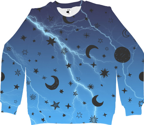 Men's Sweatshirt 3D - Космос - Mfest