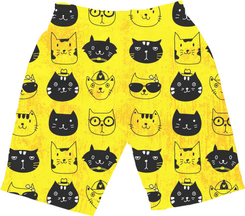 Men's Shorts 3D - Котята - Mfest