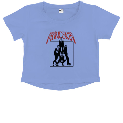 Kids' Premium Cropped T-Shirt - Манескин - Mfest