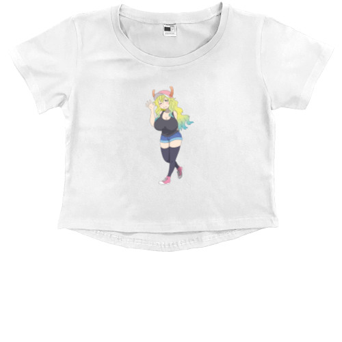 Kids' Premium Cropped T-Shirt - Кетцалькоатль - Mfest