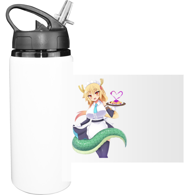 Sport Water Bottle - Дракон-горничная Кобаяши-сан - Mfest