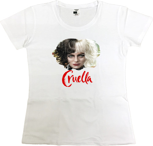 Women's Premium T-Shirt - Круэлла 3 - Mfest