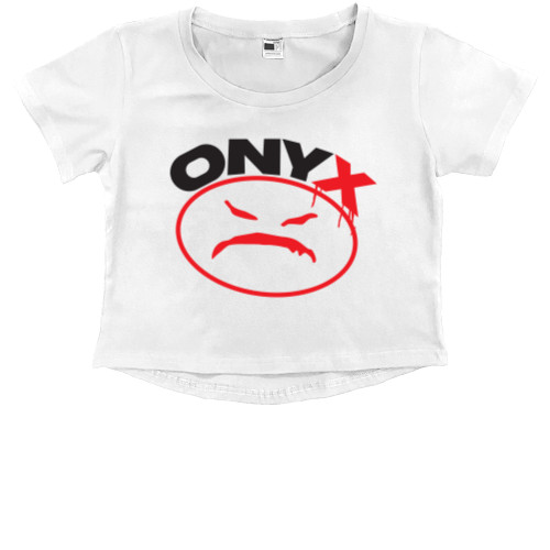 Kids' Premium Cropped T-Shirt - Оникс - Mfest