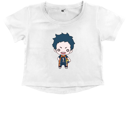 Kids' Premium Cropped T-Shirt - Дайчи Савамура - Mfest