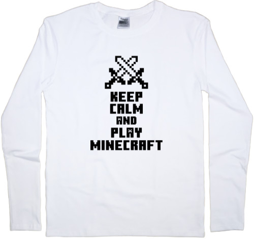 Men's Longsleeve Shirt - Play Minecraft - Mfest