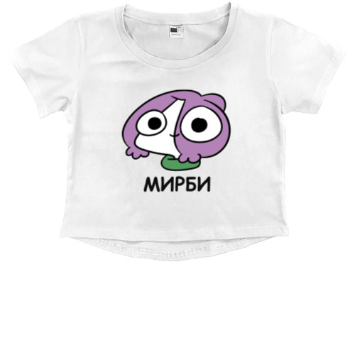 Kids' Premium Cropped T-Shirt - Мирби - Mfest