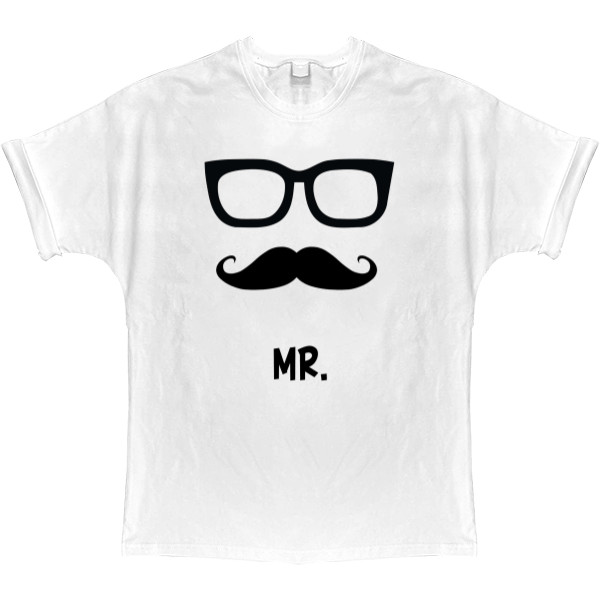 T-shirt Oversize - MR - MRS Очки 1 - Mfest