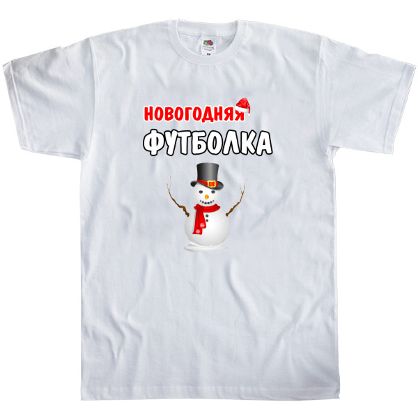 новогодняя футболка