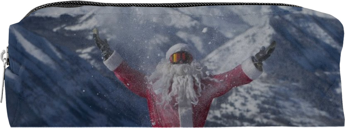 Pencil case 3D - Santa в горах - Mfest