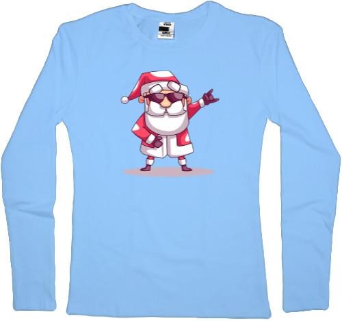 Women's Longsleeve Shirt - Rock santa - Mfest