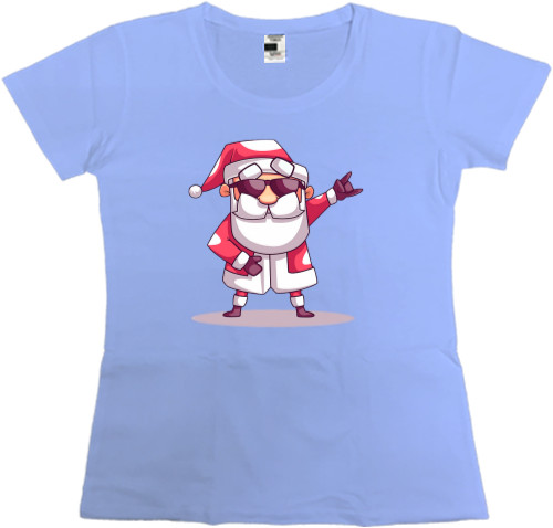 Women's Premium T-Shirt - Rock santa - Mfest