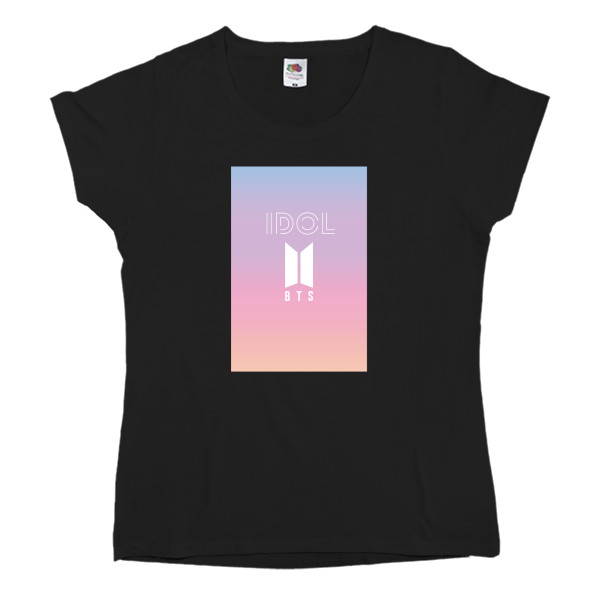 Women's T-shirt Fruit of the loom - BTS full idol - Mfest