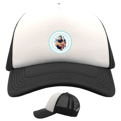 Kids' Trucker Cap - Elon cosmonaut 2 - Mfest