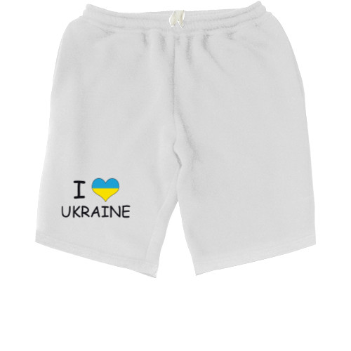 Men's Shorts - I love ukraine - Mfest