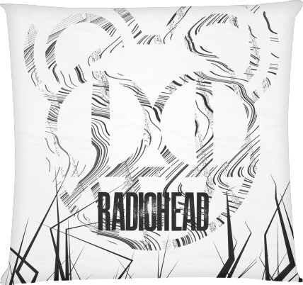 Square Throw Pillow - Radiohead 4 - Mfest