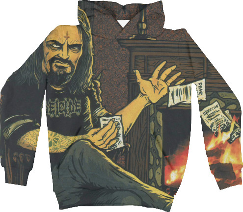 Kids' Hoodie 3D - Deicide 1 - Mfest