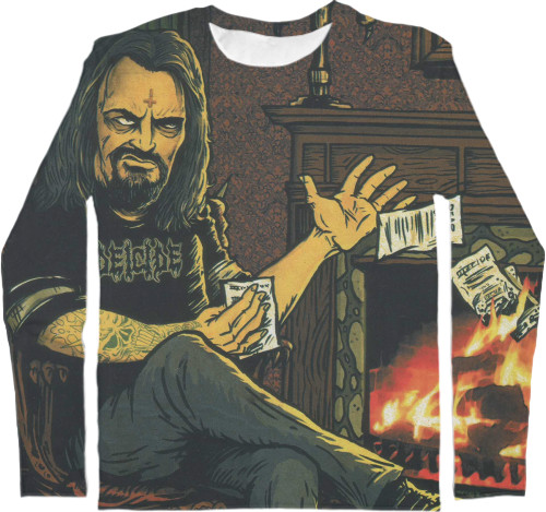 Kids' Longsleeve Shirt 3D - Deicide 1 - Mfest