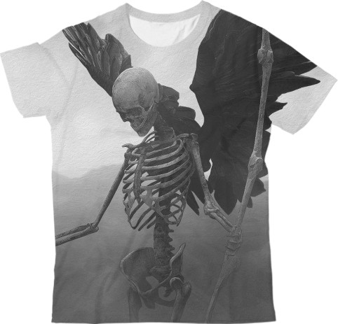 Kids' T-Shirt 3D - Death 1 - Mfest