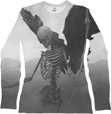 Women's Longsleeve Shirt 3D - Death 1 - Mfest