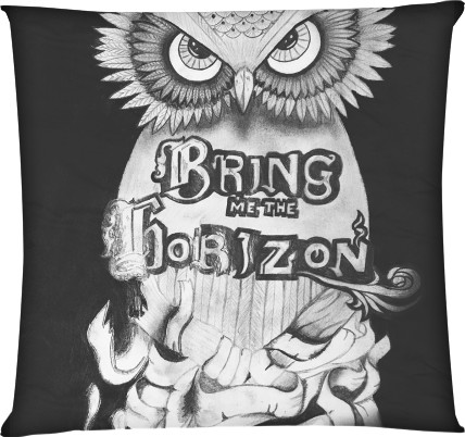 Square Throw Pillow - Bring Me The Horizon 2 - Mfest