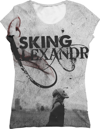 Women's T-Shirt 3D - Asking Alexandria 1 - Mfest