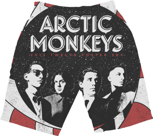 Шорты 3D Мужские - Arctic monkeys 1 - Mfest