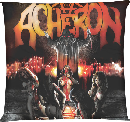 Square Throw Pillow - Acheron 1 - Mfest