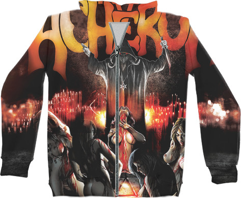 Unisex Zip-through Hoodie 3D - Acheron 1 - Mfest