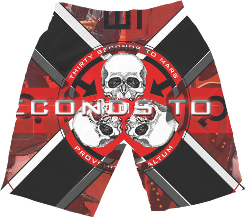 Men's Shorts 3D - 30 Seconds To Mars 1 - Mfest