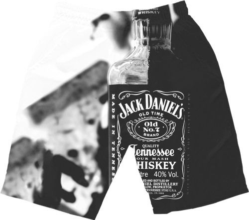 Men's Shorts 3D - Jack Daniels 1 - Mfest