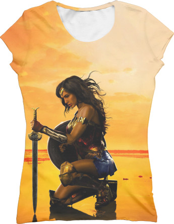 Women's T-Shirt 3D - Wonder-Woman-8 - Mfest