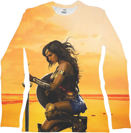 Women's Longsleeve Shirt 3D - Wonder-Woman-8 - Mfest