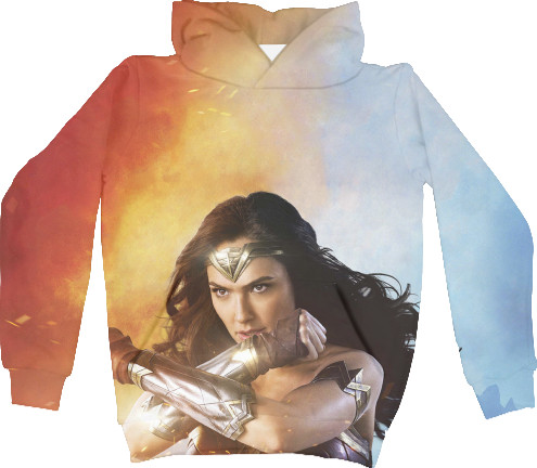 Kids' Hoodie 3D - Wonder-Woman-7 - Mfest