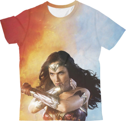 Kids' T-Shirt 3D - Wonder-Woman-7 - Mfest