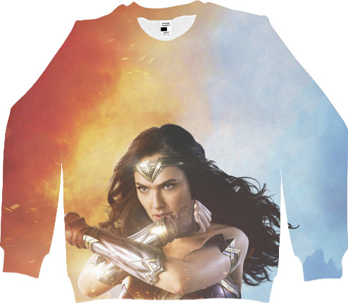 Women's Sweatshirt 3D - Wonder-Woman-7 - Mfest