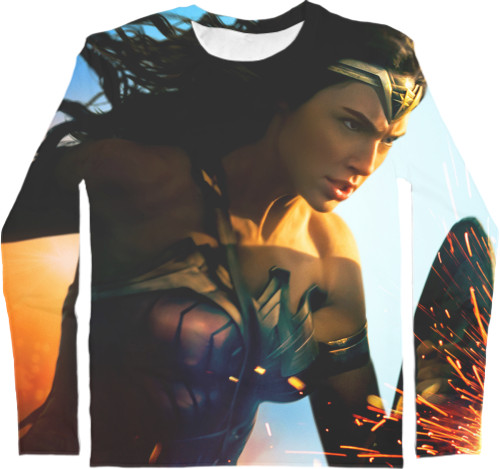 Men's Longsleeve Shirt 3D - Wonder-Woman-6 - Mfest