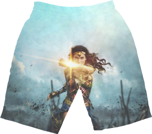 Men's Shorts 3D - Wonder-Woman-5 - Mfest