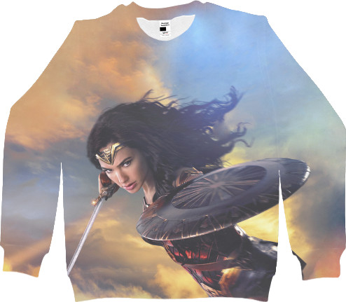 Women's Sweatshirt 3D - Wonder-Woman-3 - Mfest