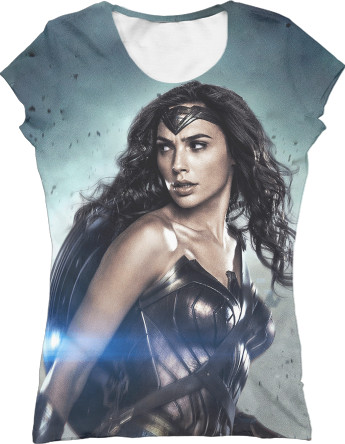 Women's T-Shirt 3D - Wonder-Woman-2 - Mfest