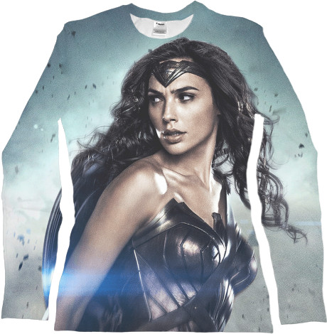 Women's Longsleeve Shirt 3D - Wonder-Woman-2 - Mfest