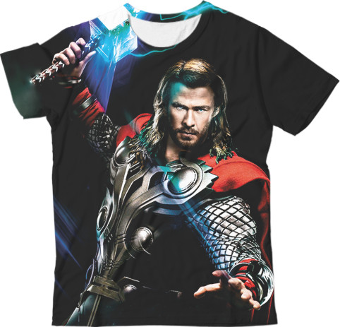 Kids' T-Shirt 3D - thor-2 - Mfest