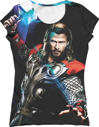 Women's T-Shirt 3D - thor-2 - Mfest