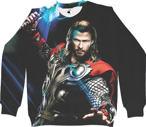 Men's Sweatshirt 3D - thor-2 - Mfest