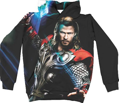 Unisex Hoodie 3D - thor-2 - Mfest