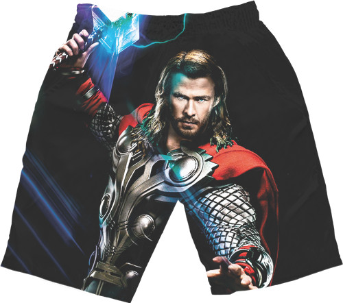 Men's Shorts 3D - thor-2 - Mfest